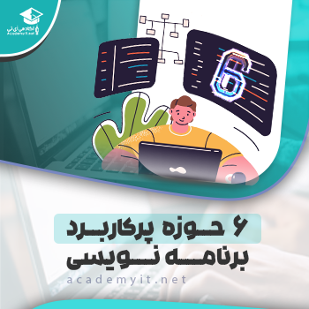 پرکاربردترین حوزه های برنامه نویسی