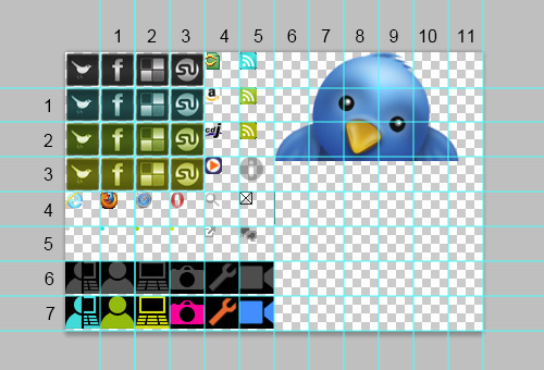 آماده سازی Sprite: با بهره گیری از Photoshop