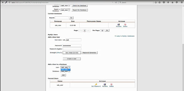 اضافه کردن user به دیتابیس