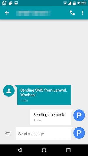 ارسال sms