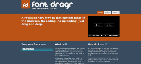 Font Dragr